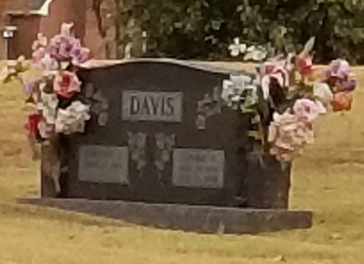Double Headstone With Vases Rolling Oaks Memorial Gardens