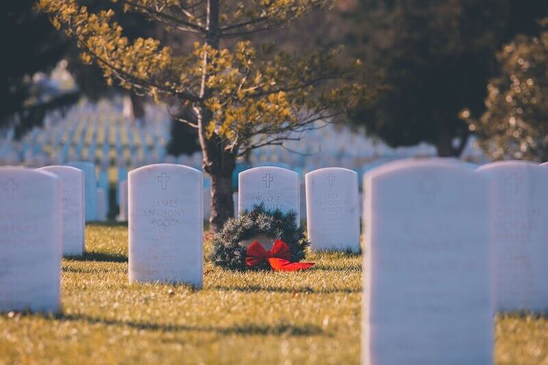 Memorial park cemetery near Broken Arrow OK